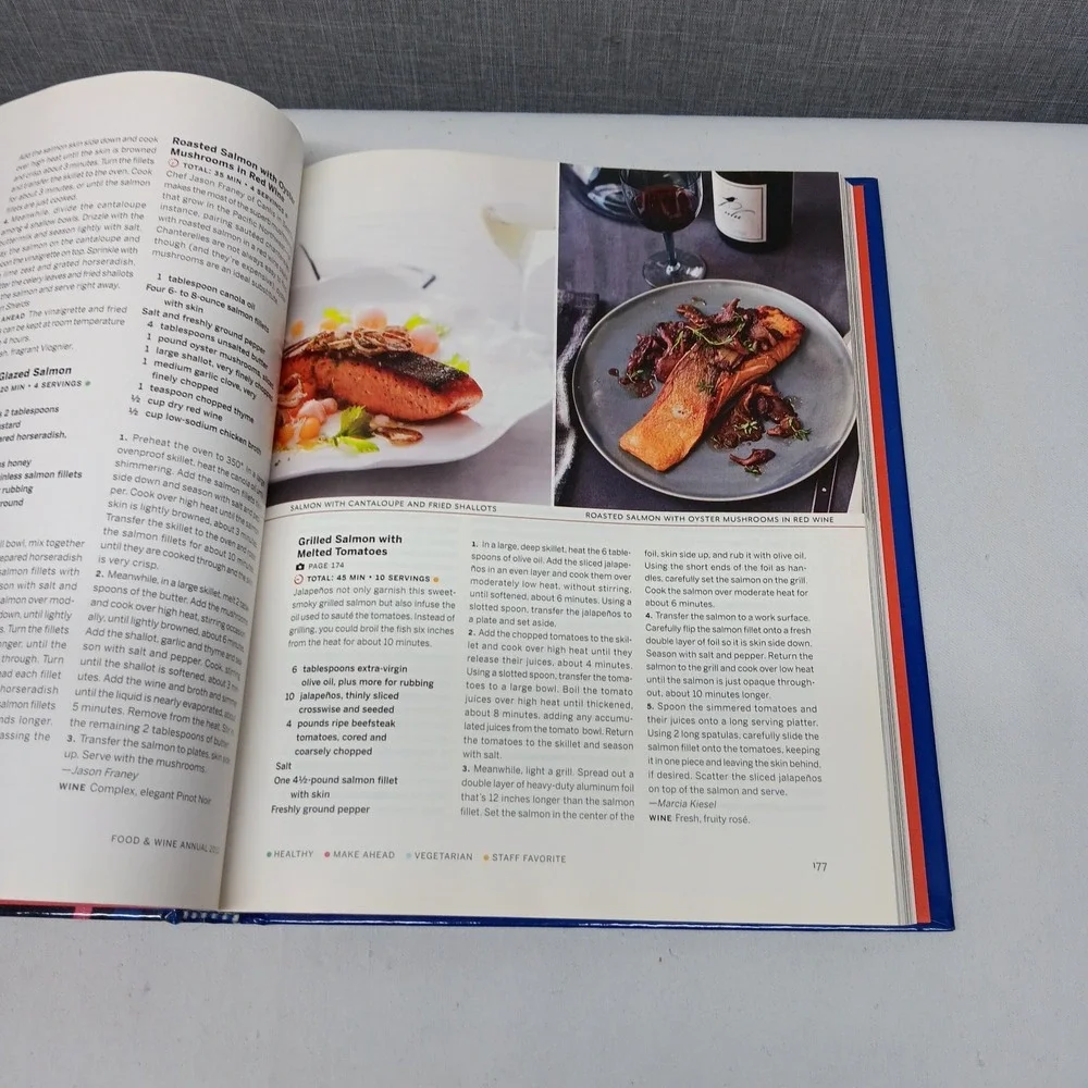 Food & Wine Annual‎ Cookbook 2011 Hardcover 700 Recipes Gourmet Grilling Wine